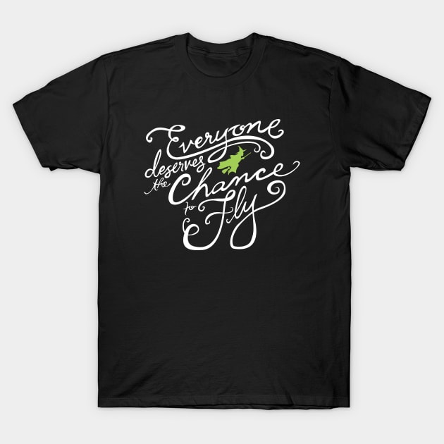 Defying Gravity T-Shirt by amejean